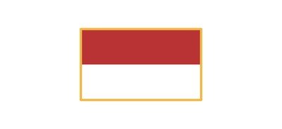 Image for Indonesia Flag Country Cricut SVG Design