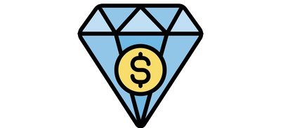 Image for Free Diamond Investment Investment Invest Cricut SVG Design