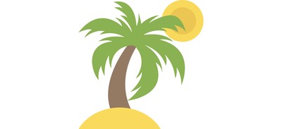 Image for Tropical Beach Island Cricut SVG Design