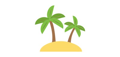 Image for Island Tree Palm Cricut SVG Design