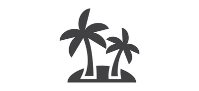 Image for Island Tree Palm Cricut SVG Design