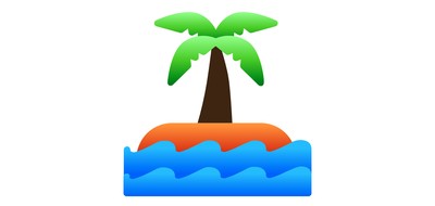 Image for Island Sea View Cricut SVG Design