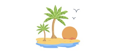 Image for Add A Soothing Touch To Your Project With This Island Vector Set This Collection