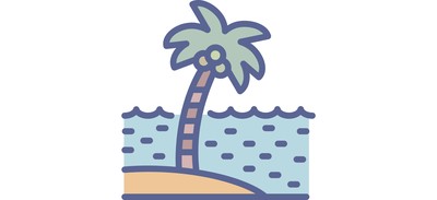 Image for Tree Beach Sea Cricut SVG Design