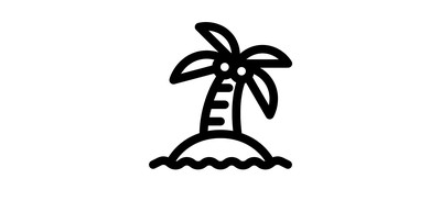 Image for Free Palm Tree Coconut Cricut SVG Design