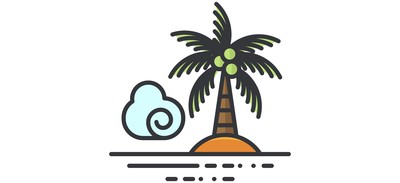 Image for Beach Island Cricut SVG Design