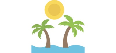 Image for Tropical Beach Island Cricut SVG Design