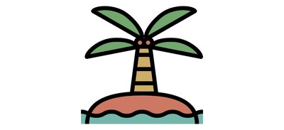 Image for Island Sea Ocean Cricut SVG Design