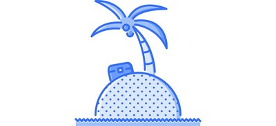 Image for Island Palm Sand Cricut SVG Design