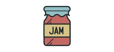 Image for Jam Food Sweet Cricut SVG Design