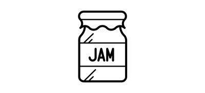 Image for Jam Food Sweet Cricut SVG Design