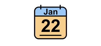 Image for January Calendar Date Cricut SVG Design