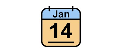 Image for January Calendar Date Cricut SVG Design