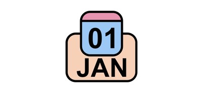 Image for January Calendar Date Cricut SVG Design