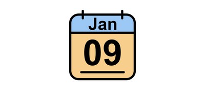 Image for January Calendar Date Cricut SVG Design