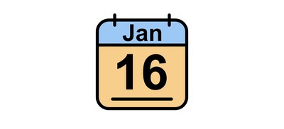 Image for January Calendar Date Cricut SVG Design