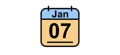 Image for January Calendar Date Cricut SVG Design