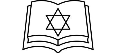 Image for Jewish Book Pray Cricut SVG Design