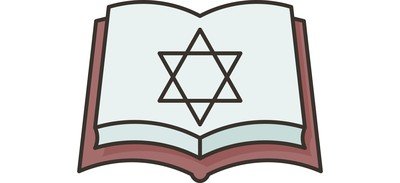 Image for Jewish Book Pray Cricut SVG Design