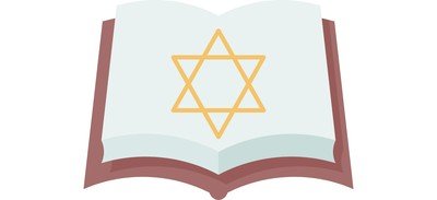 Image for Jewish Book Pray Cricut SVG Design