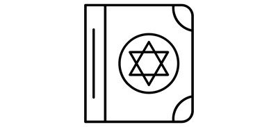 Image for Jewish Book Holy Cricut SVG Design