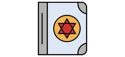 Image for Jewish Book Holy Cricut SVG Design