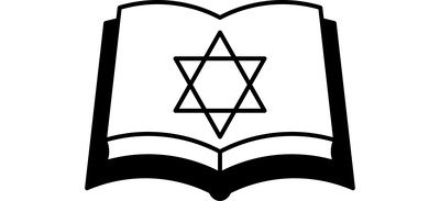 Image for Jewish Book Pray Cricut SVG Design