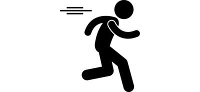 Image for Jogging Action Jog Cricut SVG Design