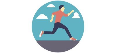 Image for Runner Running Fast Cricut SVG Design