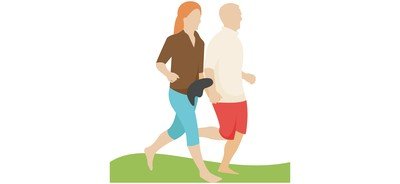 Image for Jogging Exercise Morning Walk Cricut SVG Design