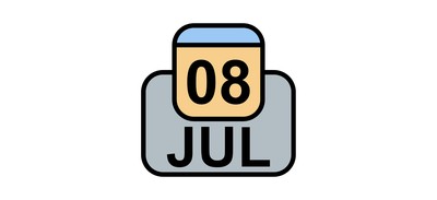 Image for July Calendar Date Cricut SVG Design