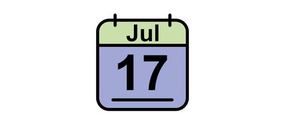 Image for July Calendar Date Cricut SVG Design