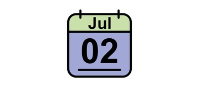 Image for July Calendar Date Cricut SVG Design