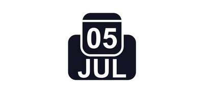 Image for July Calendar Date Cricut SVG Design