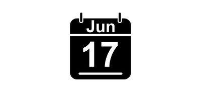 Image for June Calendar Date Cricut SVG Design