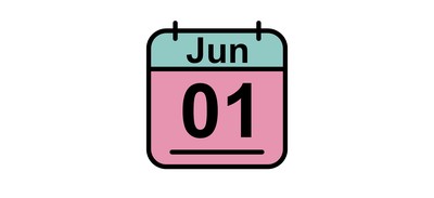 Image for June Calendar Date Cricut SVG Design