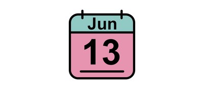 Image for June Calendar Date Cricut SVG Design