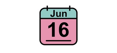 Image for June Calendar Date Cricut SVG Design