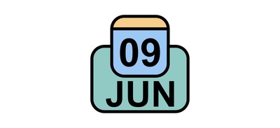 Image for June Calendar Date Cricut SVG Design