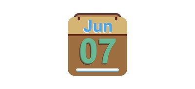 Image for June Calendar Date Cricut SVG Design