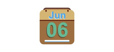 Image for June Calendar Date Cricut SVG Design