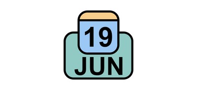 Image for June Calendar Date Cricut SVG Design