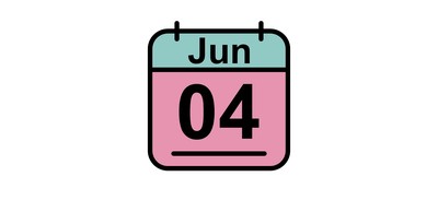 Image for June Calendar Date Cricut SVG Design