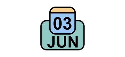 Image for June Calendar Date Cricut SVG Design