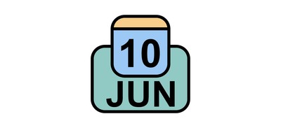 Image for June Calendar Date Cricut SVG Design