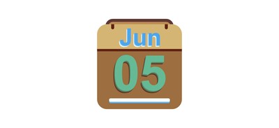 Image for June Calendar Date Cricut SVG Design