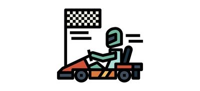 Image for Karting Racing Go Kart Cricut SVG Design