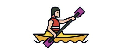 Image for Kayaking Boat Canoe Cricut SVG Design