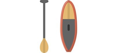 Image for Activity Water Ride Paddle Board Cricut SVG Design