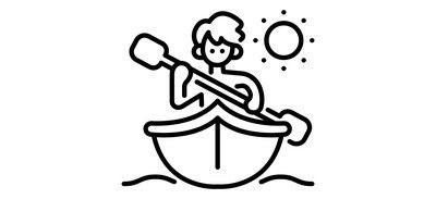 Image for Kayaking And Sun Kayaking Boating Cricut SVG Design